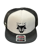 Load image into Gallery viewer, White and Black Snap Pact Tattoo Hat
