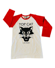 Load image into Gallery viewer, Top Cat Red Raglan Sleeve TCT Shirt
