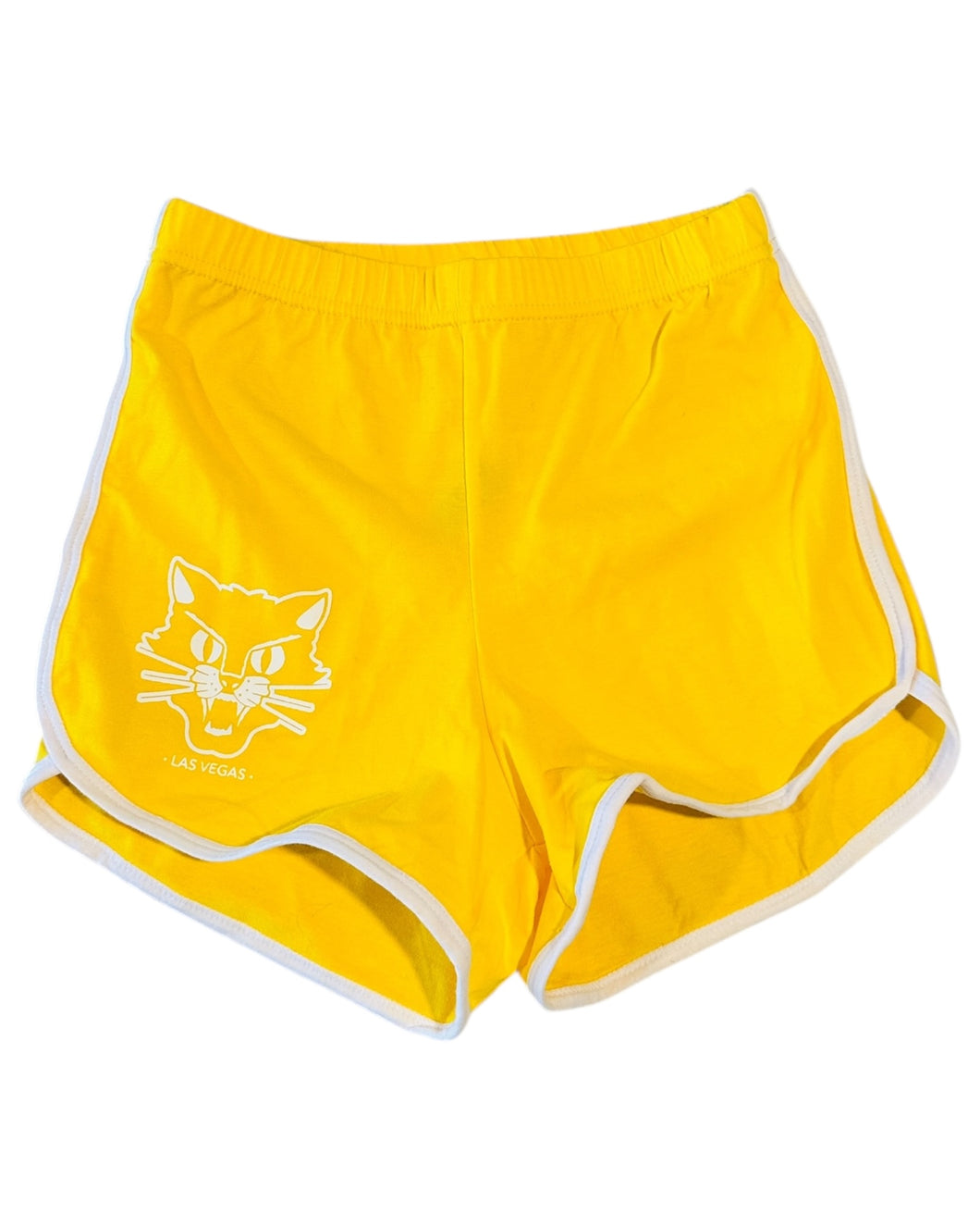 Top Cat Tattoo Club Girls Shorts Yellow