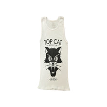Load image into Gallery viewer, Top Cat Black and White Tank Top
