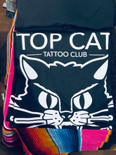 Load image into Gallery viewer, Top Cat Tattoo Club T-shirt Black
